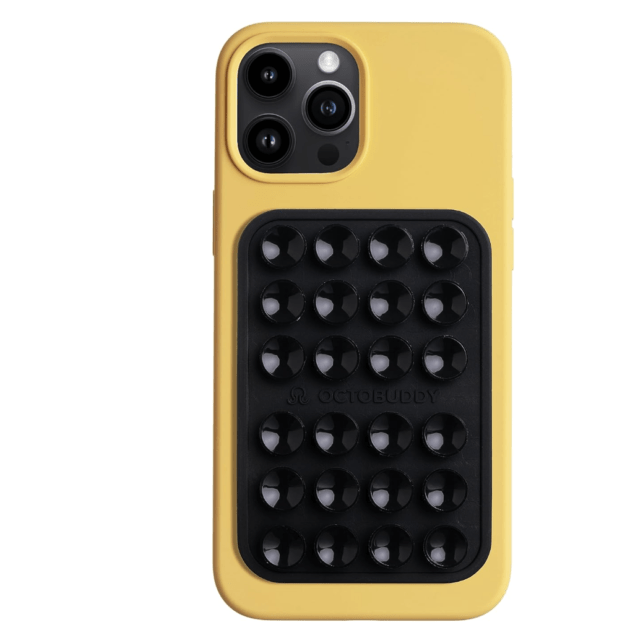 Coque de téléphone à ventouse double face en silicone, mains libres, support solide pour selfies et vidéos - Compatible iPhone et Android